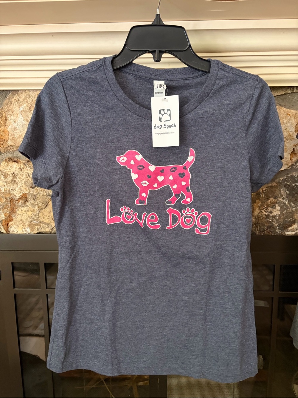 NWT Animal Lovers choose Dog tee shirt or paw print earrings